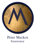 Peter Markos Insurance Logo